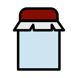 vaso contenitore icona