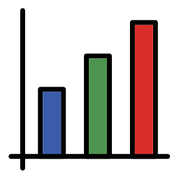 staafdiagram icoon