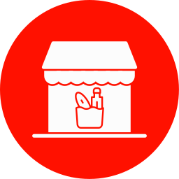 Groceries store icon