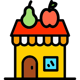 Fruit shop icon