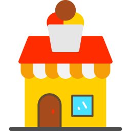 ice cream shop icono