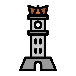 torre do relógio Ícone