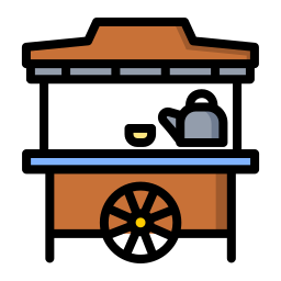 Food cart icon