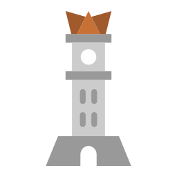 Башня с часами иконка