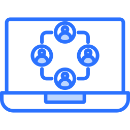 travail en équipe Icône