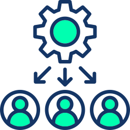 gerenciamento de equipe Ícone