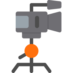 trépied caméra Icône