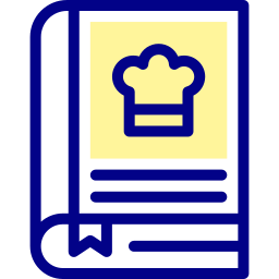 libro de recetas icono