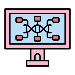 cadena de adn icono