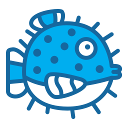 Puffer fish icon