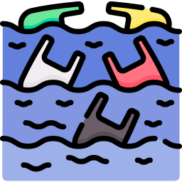 Water pollution icon