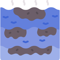 Water pollution icon