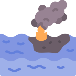 Water pollution icon