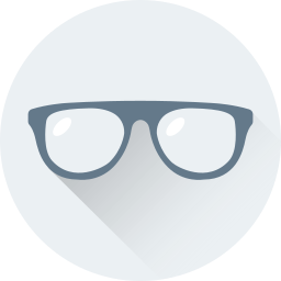 Reading glasses icon