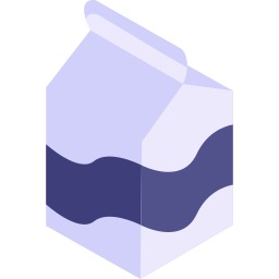 carton de lait Icône