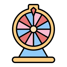 roue de fortune Icône