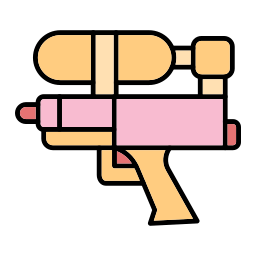 pistola de agua icono