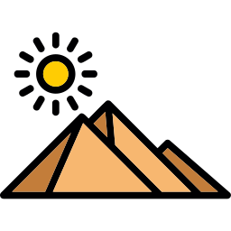 pyramide d'egypte Icône