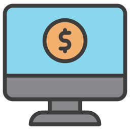 Деньги онлайн иконка