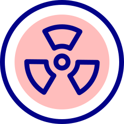 radioactif Icône