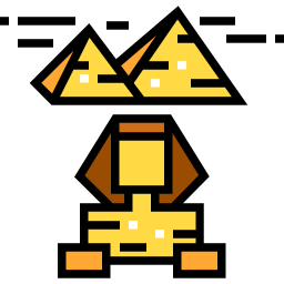 pyramide Icône