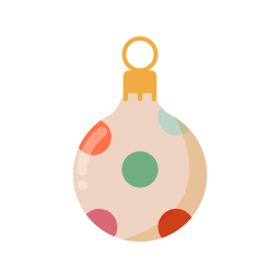 Christmas ball icon