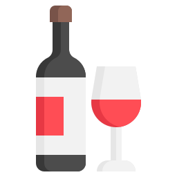 czerwone wino ikona