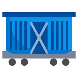 Грузовой поезд иконка
