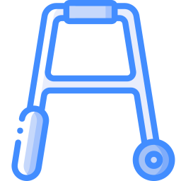 Walking aid icon