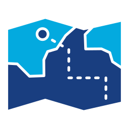 mapa skarbów ikona