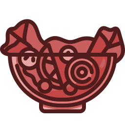 ensalada icono