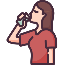 Drinking water icon