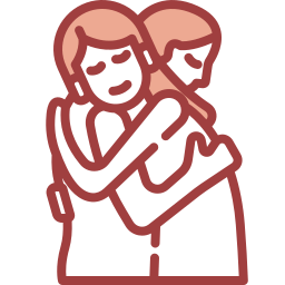 Hugging icon