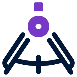 Drawing compass icon