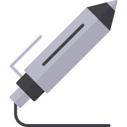 stylo lumineux Icône