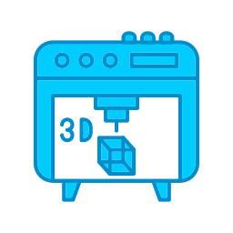 stampante 3d icona