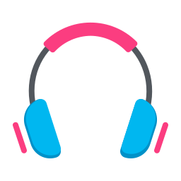 Audio headphone icon