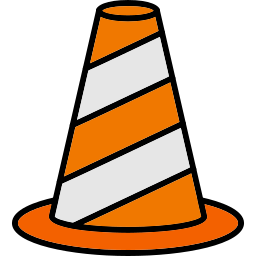 Traffic cone icon