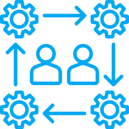 gestión de equipos icono