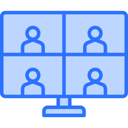 Онлайн-встреча иконка