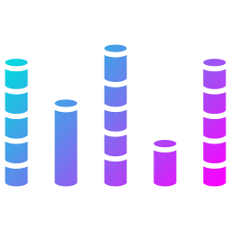 graphique cylindrique Icône