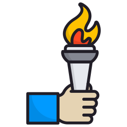 olympische flamme icon