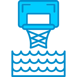 Water basketball icon
