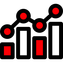 Круговой круговой график иконка