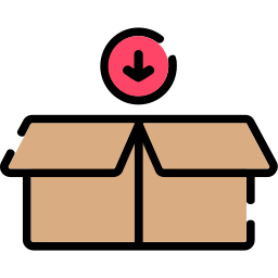 Картонная коробка иконка