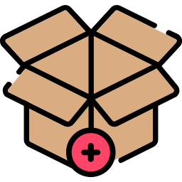 Cardboard box icon