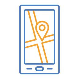 mobile karte icon