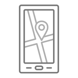 mobile karte icon