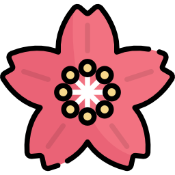 flor de cerezo icono