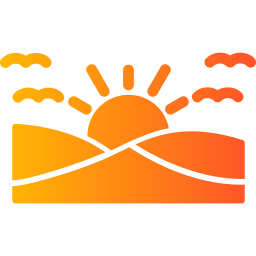 sunset Ícone